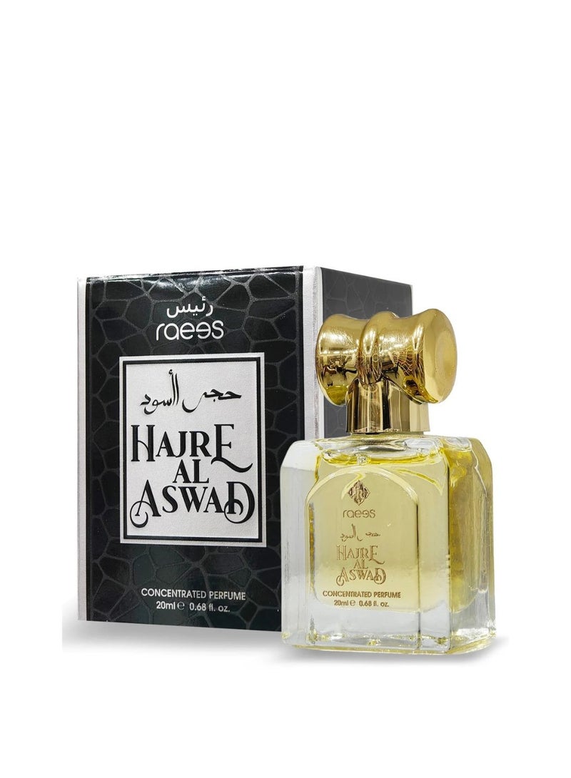 Raees Hajre Al Aswad Roll-On Attar 20ml | Concentrated Perfume Oil - Image 2
